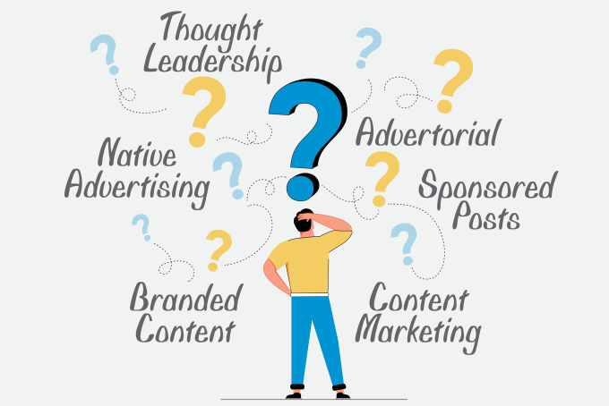Thought Leadership, Native Advertising, Advertorial, Sponsored Posts, Content Marketing, Branded Content