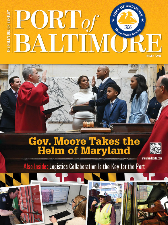 Issue 1/2023 of the Port of Baltimore Magazine