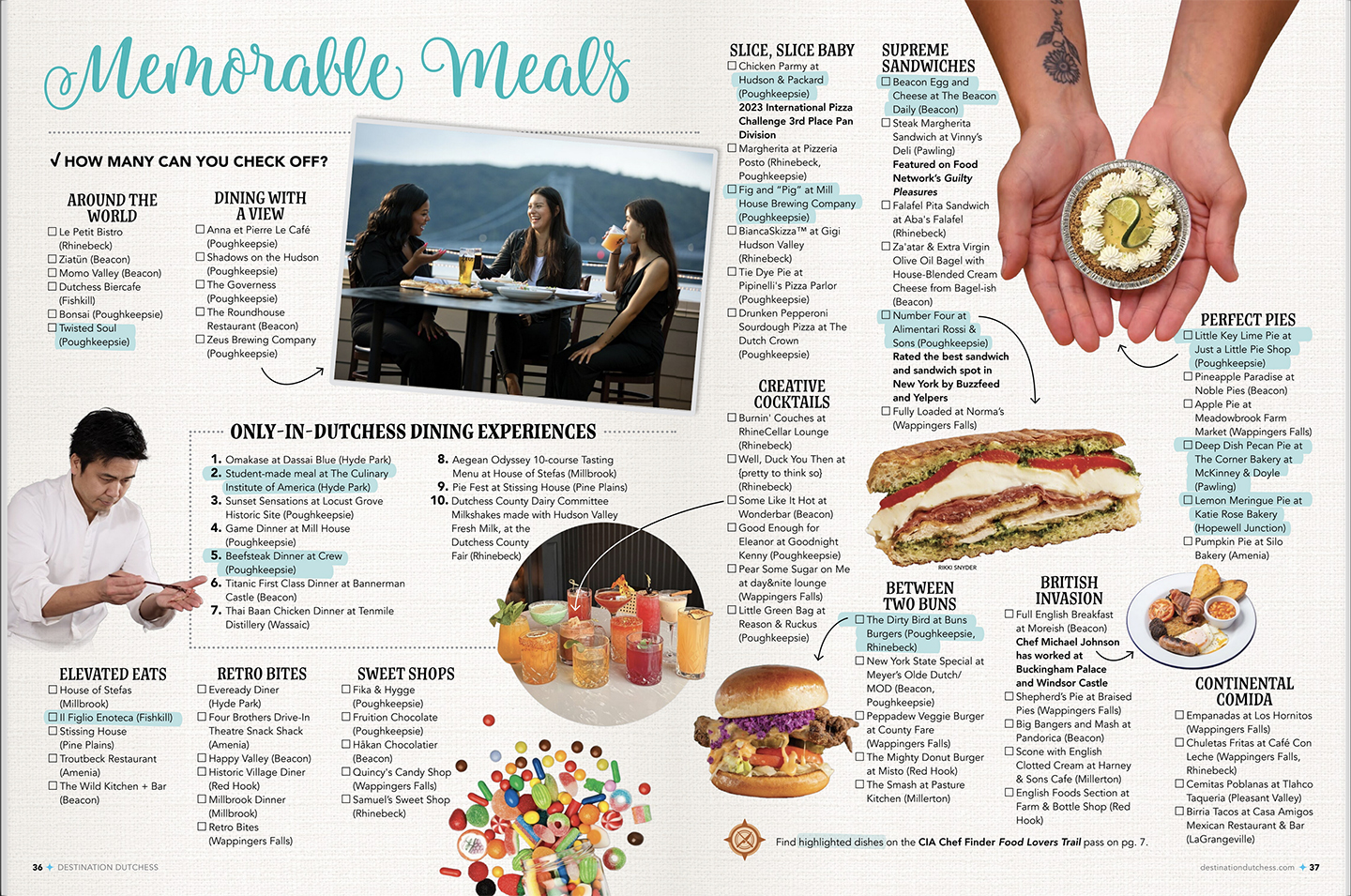 A spread from 2026 Destination Dutchess, reading